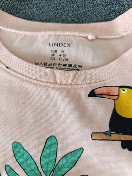 Lindex tričko tukany, lindex,110