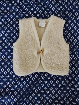 Vesta z prirodnej vlny pre deti, 104