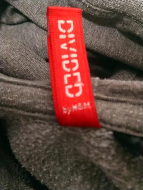 Dámska sivá mikina klokanka, h&m, s, h&m,s