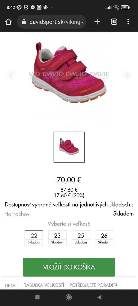 Tenisky viking, viking,24
