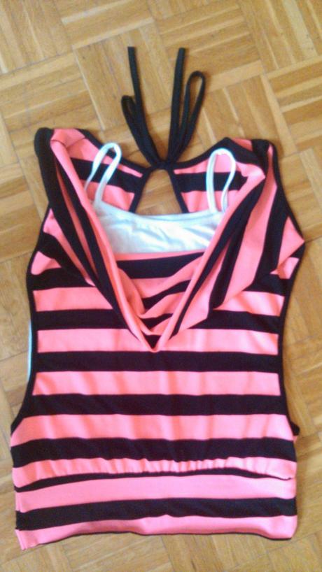 Neonove tricko v dvojitom vzhlade, s