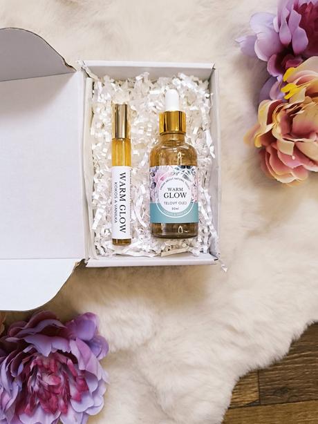 Darčekový set telový olej warm glow,