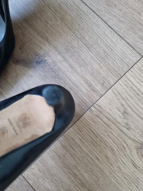 Čierne kožené lodičky calvin klein veľ. 36, 36