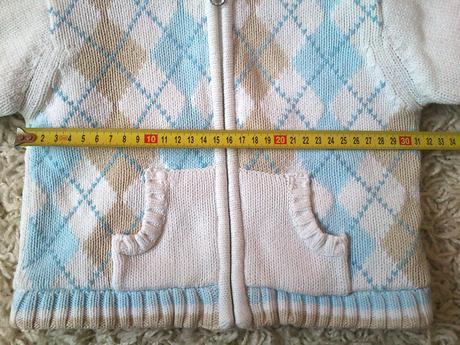 Zateplený kabátik, baby club,80