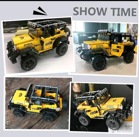 Stavebnica ofroud car 610 dielov, 