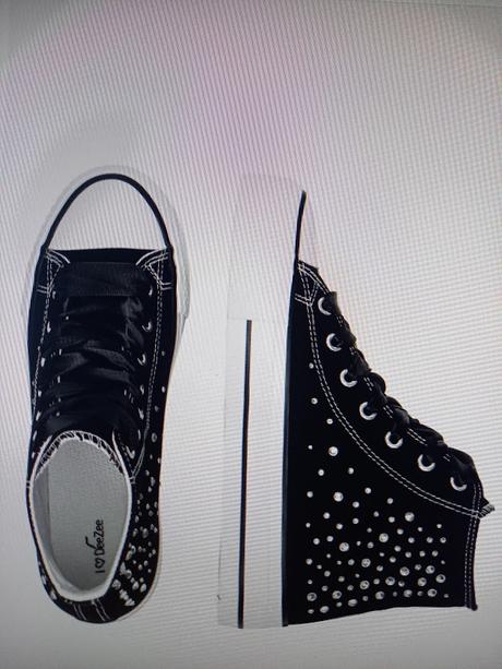 Plátenky čierne členkové, 40