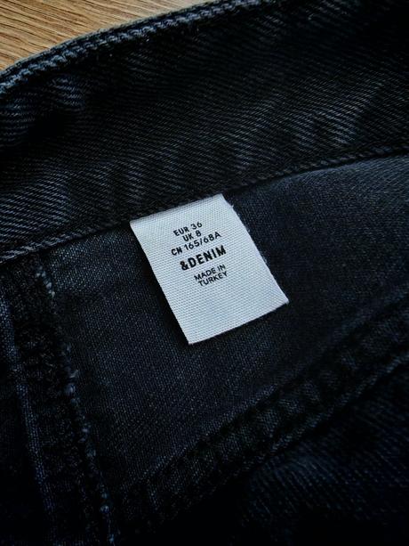 Krásna riflová minisukňa, denim,36