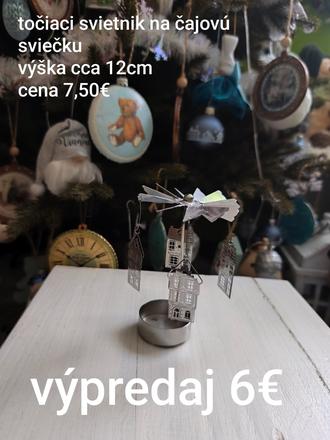 Točiaci svietnik na čajovú lyžičku, 