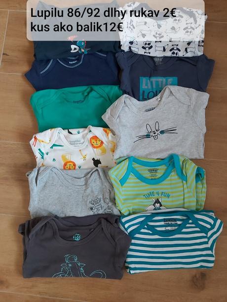 Body dlhý rukáv od 50 po 98, 50