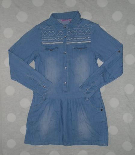 Košeľové šaty na 10 rokov, 140