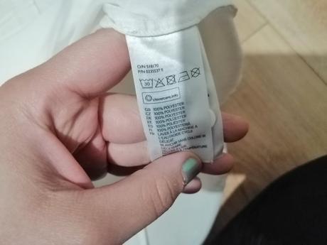 Biela blúzka, h&m,38