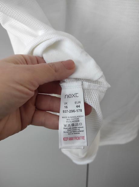 Biela mikina next na šport, next,44