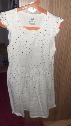 Šaty bodkované, h&m,134