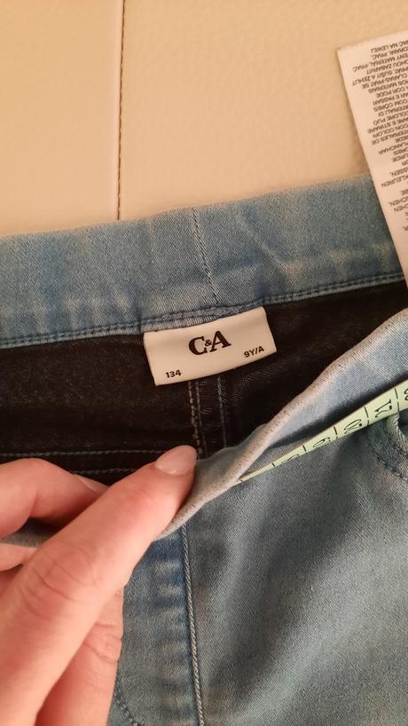 Rifľové nohavice c&a 134, c&a,134