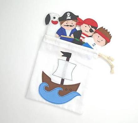 Bábky na prsty piráti,