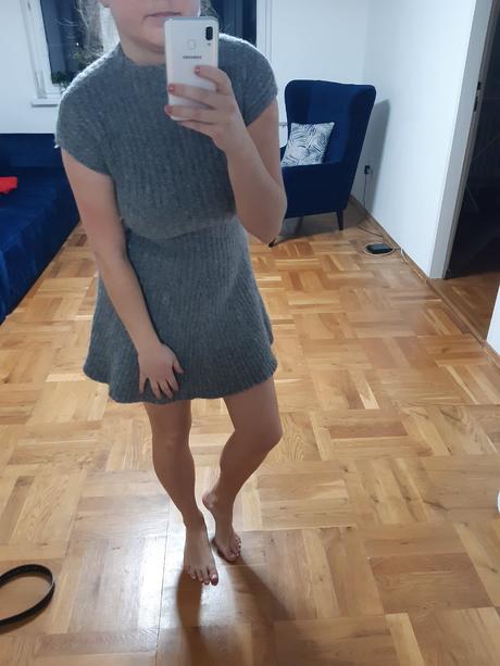 Svetrove pletené saty, xs