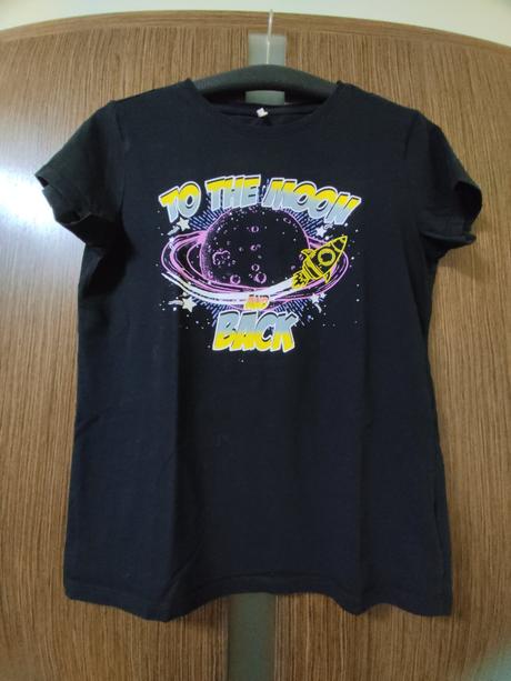 Čierne tričko to the moon and back, zn.kids, kids,158