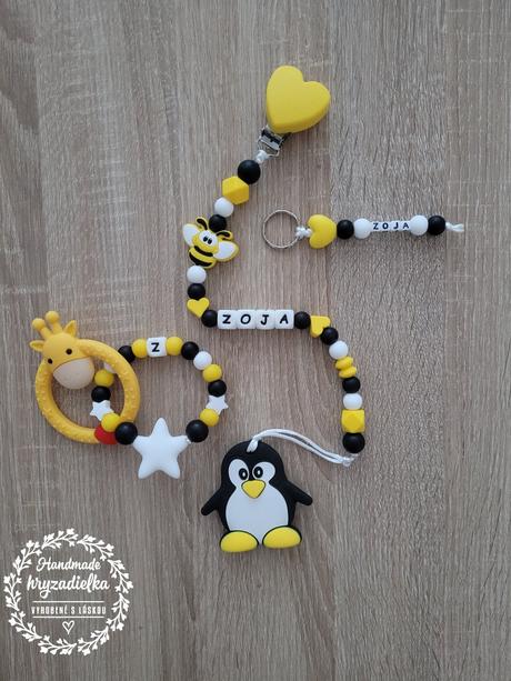 Retiazky na cumlík a hryzadielka,