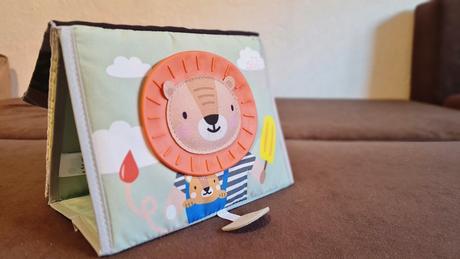 Kniha savannah tummy time book,