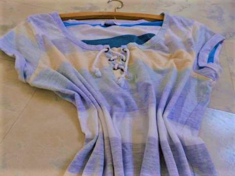 Tričko na šnurovanie, xl