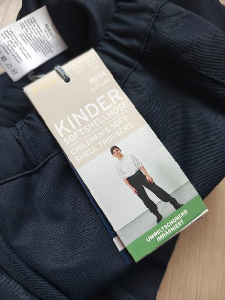 Softshellove nohavice nezateplene, tchibo,104