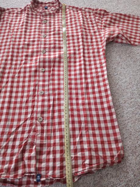 Kockovaná košeľa s dlhým rukávom, l