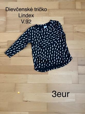 Dievčenské tričko, lindex,92