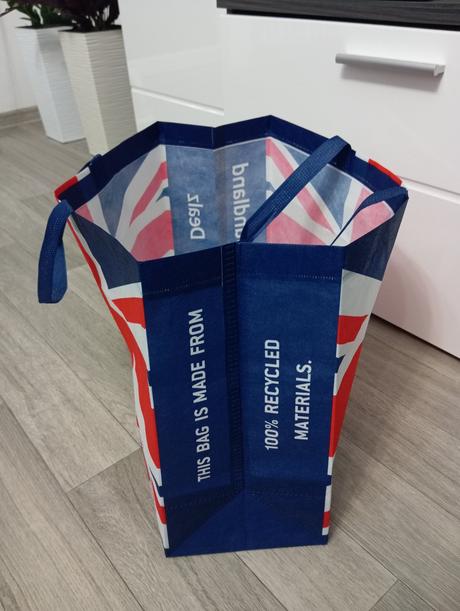 Znovupožívateľná taška britská vlajka británia, marks & spencer