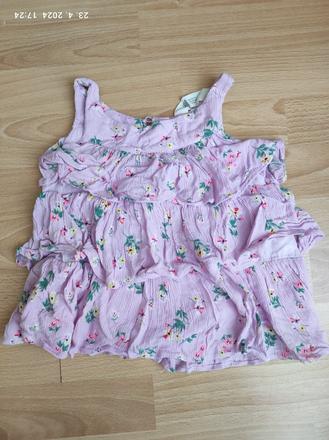 Letné tričko pre dievčatko 98, h&m,98