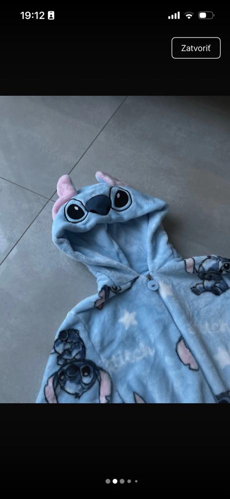 Stitch perfektný stav 11-12r, disney,146