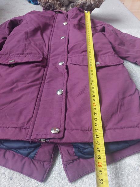 Fialová bunda vel.110/116, 110