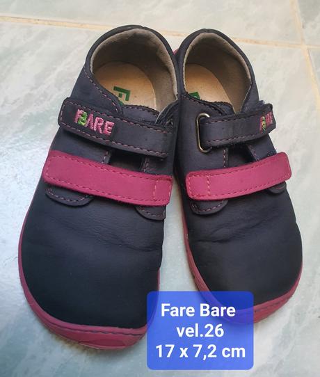 Fare bare kožené topánky, fare,26