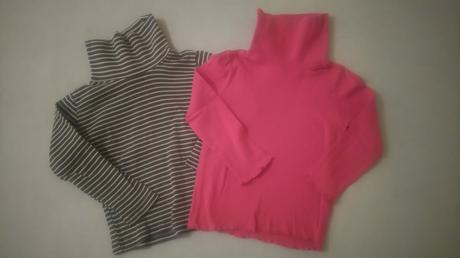 Dievčenské roláky (2 ks) +šaty s dlhým rukávom, 86–98