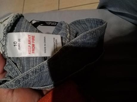 Dámska riflova sukňa, 38