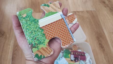 Podlahové puzzle vláčik tomas,