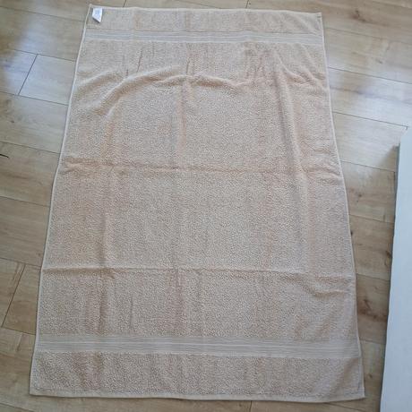 Béžová bavlnená osuška 100x150 cm, 