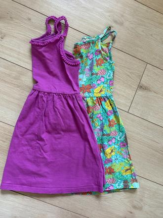 2ks šaty na ramienka zn.next (veľ.116/122), next,116