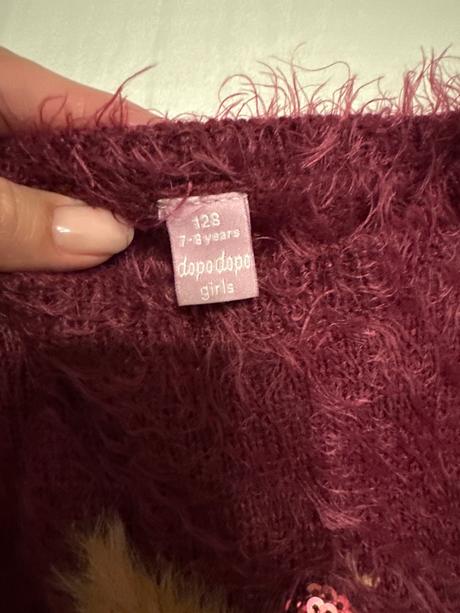 Chlpatý pulóver, dopodopo,128