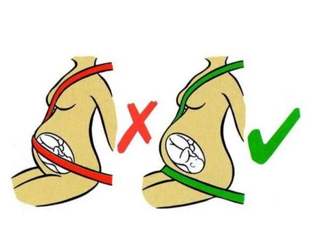 Bezpečnostný pás do auta pre tehotné,