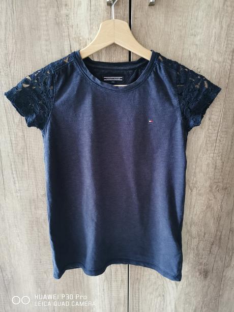Dievčenské tričko tommy hilfiger, tommy hilfiger,152