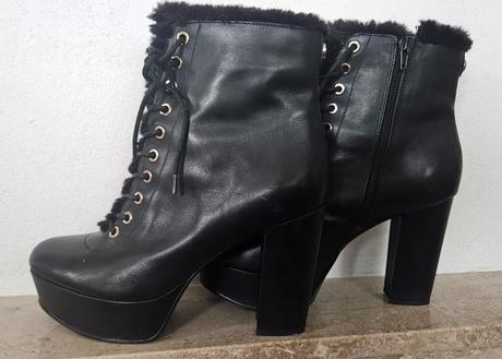 Kožené členkové čižmy guess, guess,40