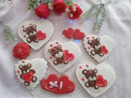 Medovníky - valentínske, 