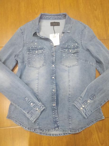 Riflová košeľa, mohito,40