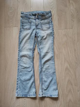 Vysuchane a rozšírené rifle, h&m,134