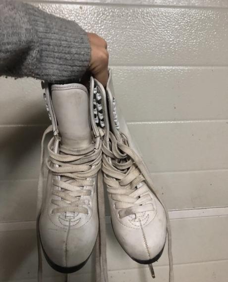 Biele ľadové korčule, botas,35