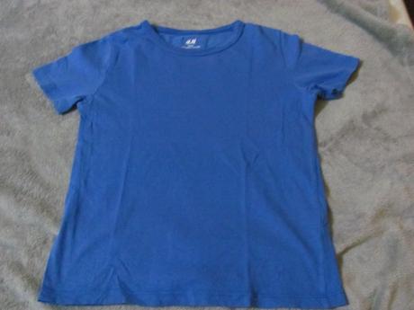 Modré tričko, h&m,122