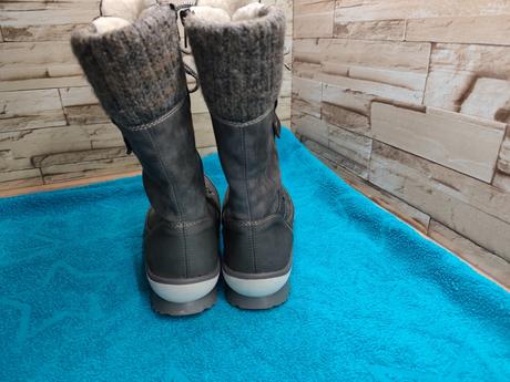 Rieker - remonte 40 - dámske kožené zateplené čižm, rieker,40