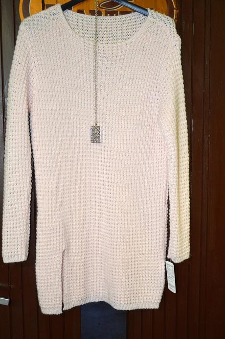 Dámsky luxusný svetrík s rázporkom, l / m / s / xl / xxl