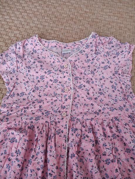 Ružové kvietkované šaty lindex, lindex,122