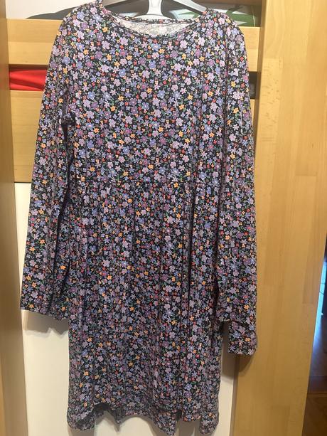 Šaty s kvietkami, h&m,140
